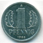 ГДР, 1 пфенниг 1985 год (AU)