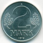 ГДР, 2 марки 1978 год (UNC)