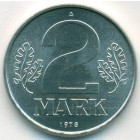 ГДР, 2 марки 1978 год (UNC)