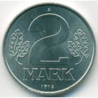 ГДР, 2 марки 1978 год (UNC)