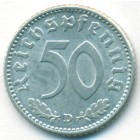 Третий Рейх, 50 рейхспфеннигов 1944 год D (AU)