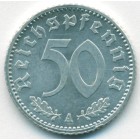 Третий Рейх, 50 рейхспфеннигов 1939 год A (UNC)