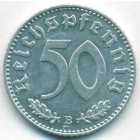 Третий Рейх, 50 рейхспфеннигов 1942 год B (AU)