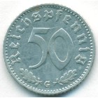 Третий Рейх, 50 рейхспфеннигов 1942 год G