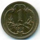 Австрия, 1 геллер 1914 год (UNC)