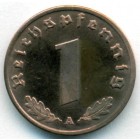 Третий рейх, 1 рейхспфенниг 1938 год A (UNC)