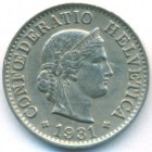 Швейцария, 5 раппенов 1931 год