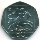 Кипр, 50 центов 2004 год (UNC)
