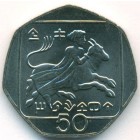 Кипр, 50 центов 2004 год (UNC)