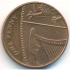 Великобритания, 1 пенни 2009 год (AU)