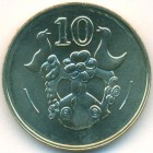 Кипр, 10 центов 2004 год (UNC)