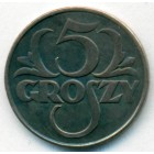 Польша, 5 грошей 1928 год
