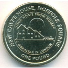 Гибралтар, 1 фунт 2018 год (UNC)