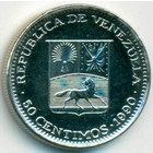 Венесуэла, 50 сентимо 1990 год (UNC)
