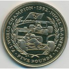 Остров Мэн, 5 фунтов 1993 год (UNC)