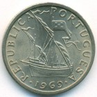 Португалия, 5 эскудо 1969 год (UNC)