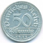 Веймарская республика, 50 пфеннигов 1919 год G
