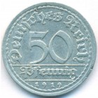 Веймарская республика, 50 пфеннигов 1919 год G