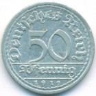 Веймарская республика, 50 пфеннигов 1919 год G