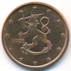 Финляндия, 5 евроцентов 2001 год (UNC)