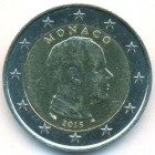 Монако, 2 евро 2015 год (AU)