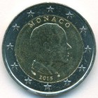 Монако, 2 евро 2015 год (AU)