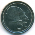 Папуа - Новая Гвинея, 5 тойя 2005 год (UNC)