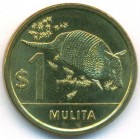 Уругвай, 1 песо 2011 год (UNC)