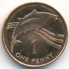 Острова Святой Елены и Вознесения, 1 пенни 1997 год (UNC)