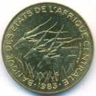 Центральные Африканские Штаты, 5 франков 1983 год (UNC)