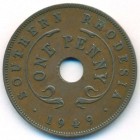 Южная Родезия, 1 пенни 1949 год