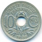 Франция, 10 сантимов 1930 год