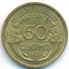 Франция, 50 сантимов 1939 год (AU)