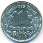 Третий Рейх, 1 рейхсмарка 1934 год A