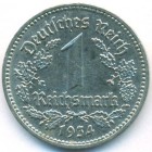 Третий Рейх, 1 рейхсмарка 1934 год D