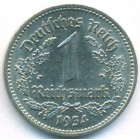 Третий Рейх, 1 рейхсмарка 1934 год D (AU)