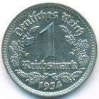 Третий Рейх, 1 рейхсмарка 1934 год D