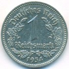 Третий Рейх, 1 рейхсмарка 1934 год D