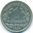 Третий Рейх, 1 рейхсмарка 1934 год J