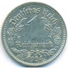 Третий Рейх, 1 рейхсмарка 1934 год E