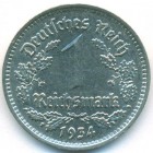 Третий Рейх, 1 рейхсмарка 1934 год A