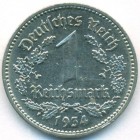 Третий Рейх, 1 рейхсмарка 1934 год F