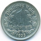 Третий Рейх, 1 рейхсмарка 1935 год A
