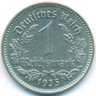 Третий Рейх, 1 рейхсмарка 1935 год A