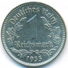 Третий Рейх, 1 рейхсмарка 1935 год A