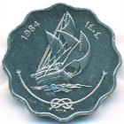 Мальдивы, 10 лари 1984 год (UNC)