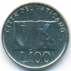 Ватикан, 100 лир 1992 год (UNC)