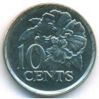 Тринидад и Тобаго, 10 центов 1997 год (UNC)