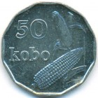 Нигерия, 50 кобо 1991 год (AU)