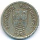 Португальская Индия, 2 таньги 1934 год